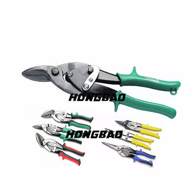 9 10&quot; ছোট হাতের জন্য এভিয়েশন স্নিপস প্লাস্টিকের টিন বাম ডান সোজা