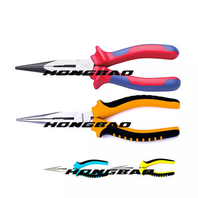 ডায়াগোনাল ইনসুলেটেড কম্বিনেশন প্লায়ার 6&quot; 7&quot; 8&quot; 6-1/2 লং নোজ প্লায়ার 4 জার্মানি জার্মান