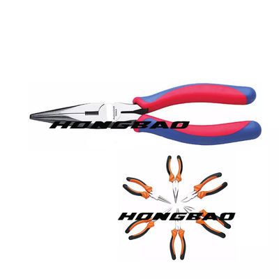 ছোট স্ট্যান্ডার্ড ইনসুলেটেড কম্বিনেশন প্লায়ার ইয়েলো ড্রপ নকল এরগোনোমিক্স সফট গ্রিপ 6" 7" 8"