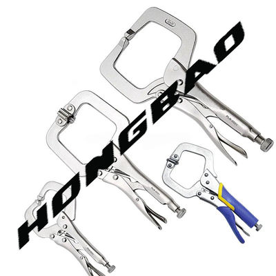 4 ইঞ্চি 6 8 11 18'' বড় চোয়াল লকিং প্লায়ার বিক্রয়ের জন্য সি টাইপ টুল সি ক্ল্যাম্প ক্লিপ ওয়াইড গভীর অটো ফ্রেম