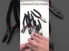 ইউএসএ ওয়্যার কাটিং ইনসুলেটেড কম্বিনেশন প্লায়ার জয়েন্ট কার্বন স্টিল ডিপড হ্যান্ডেল 6